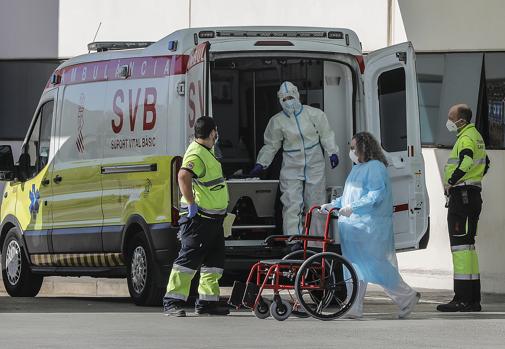 Imagen tomada esta semana en un hospital de la provincia de Valencia