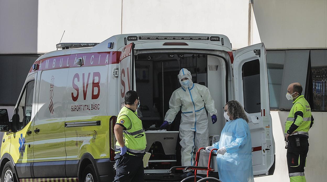 Imagen tomada esta semana en un hospital de la provincia de Valencia