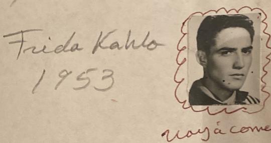 Fotografía de Finisterre, en una de las cartas de Kahlo