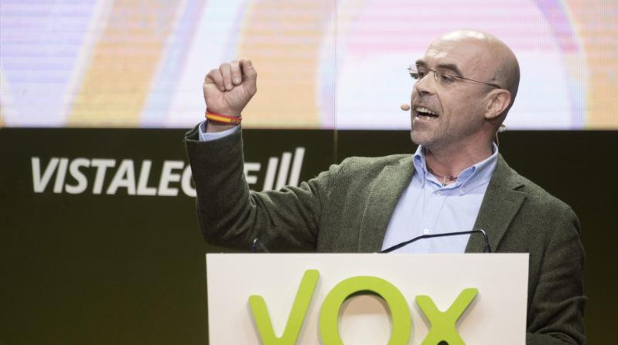 El potavoz del Comite de Acción Política de Vox, Jorge Buxadé