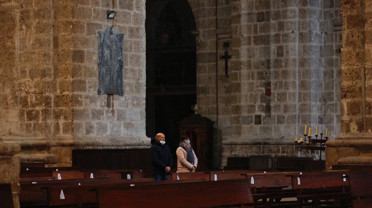 Misa en la Catedral de Valladolid, este pasado domingo