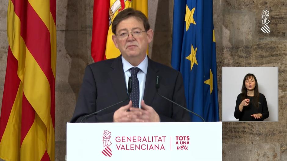 Ximo Puig anuncia nuevas medidas en Valencia: cierra toda la hostelería