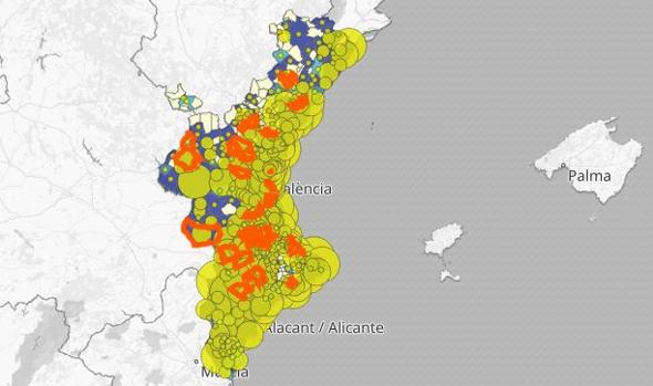 Restricciones en Valencia: los casos de coronavirus aumentan en 21 de los 29 municipios confinados por la Generalitat