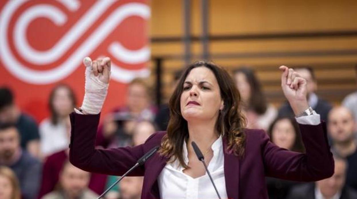 Imagen de archivo de la vicealcaldesa de Valencia y líder del PSPV-PSOE en la ciudad, Sandra Gómez