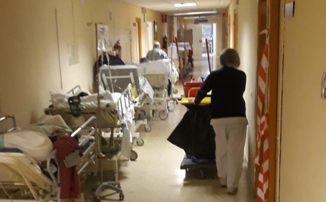 Pasillo de Urgencias, este miércoles