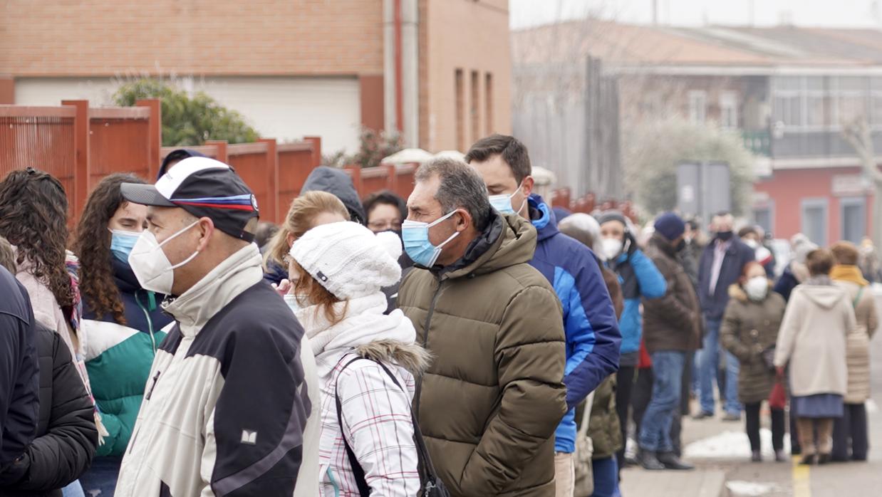 Cribado masivo llevado a cabo en Tordesillas (Valladolid) para detectar casos de Covid-19