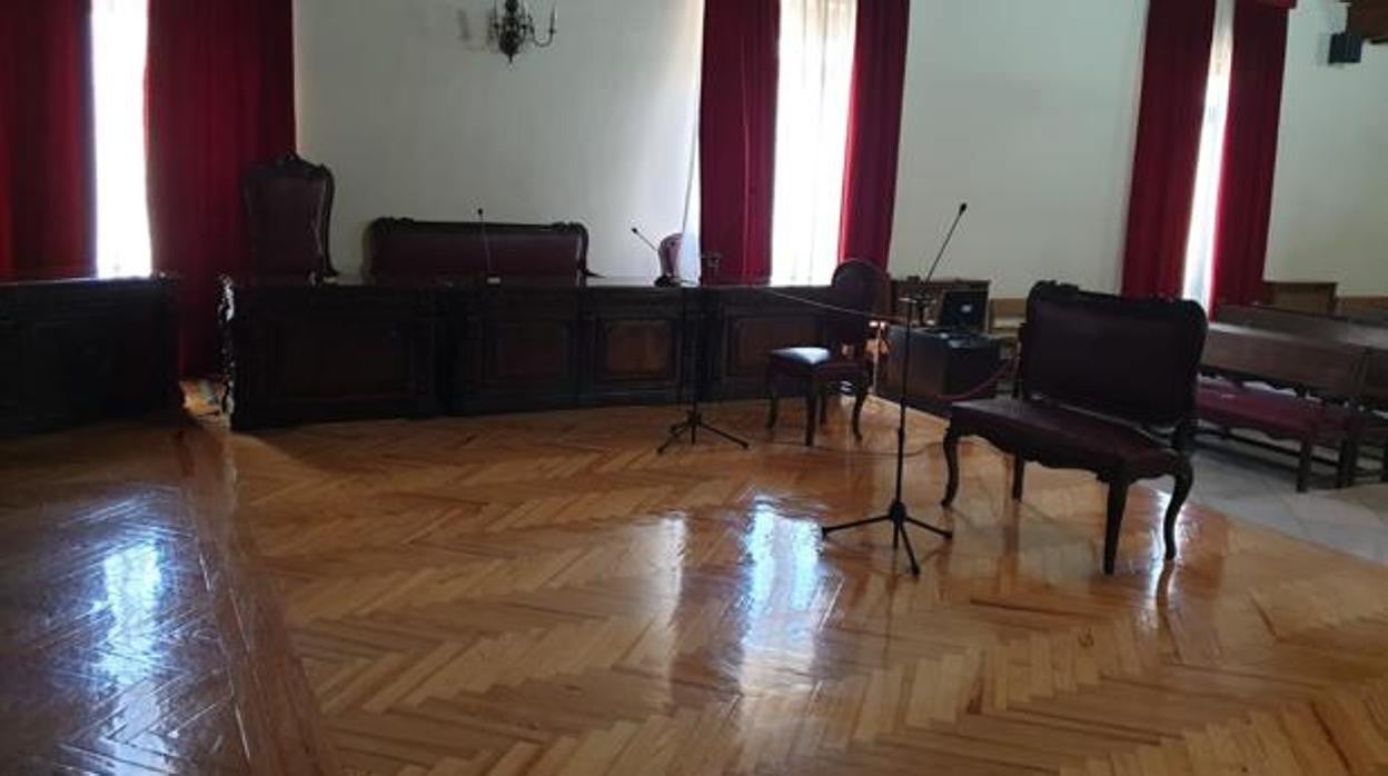 Sala de vistas de la Sección Primera de la Audiencia de Toledo