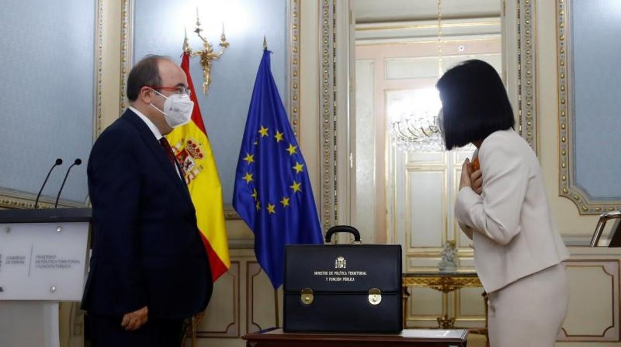 Iceta y Darias en el relevo del Ministerio de Política Territorial