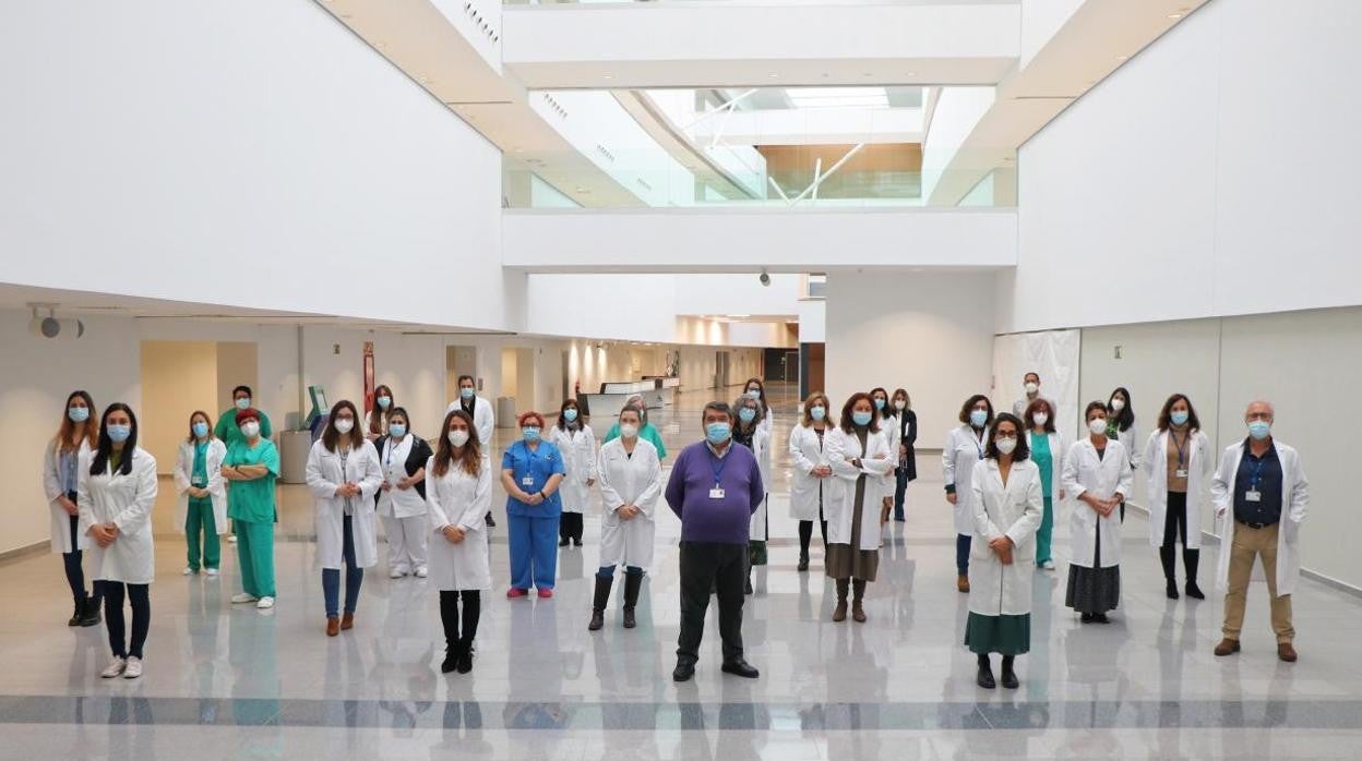 El equipo en el nuevo hospital de Toledo