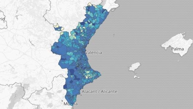 Restricciones en Valencia: mapa y listado de los municipios sin contagios ni muertos por coronavirus