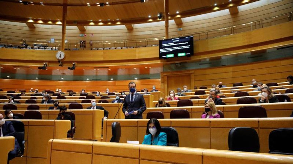 Pleno del Senado de ayer martes