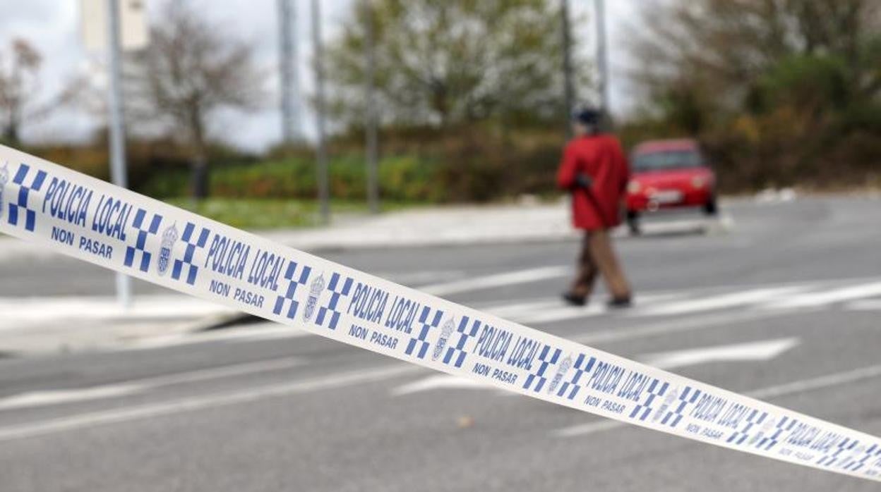 Cordón policial en Lugo, en una imagen de archivo