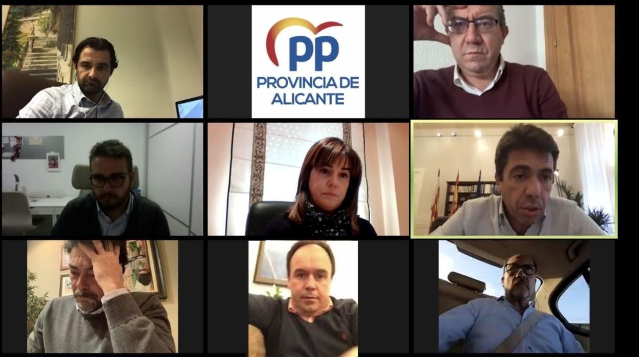 Reunión del comité de alcaldes del PP en la provincia de Alicante