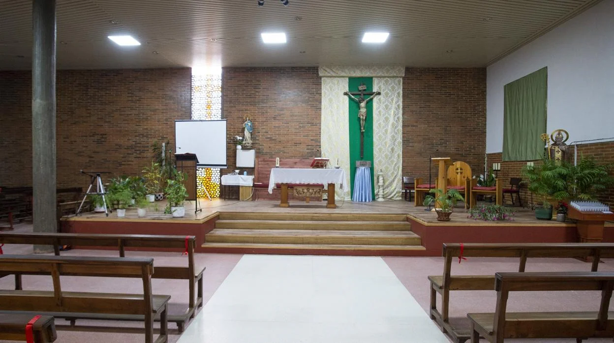 El interior de la parroquia de San Blas, en la calle de Alconera, 1