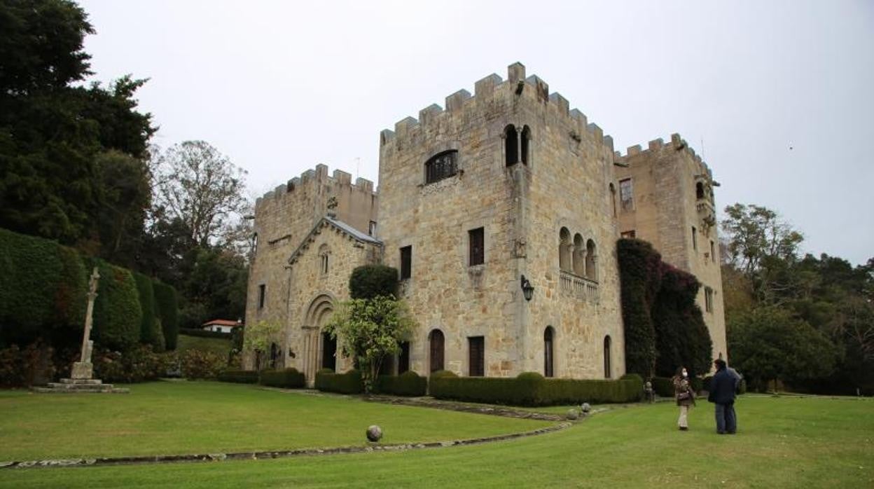 Vista exterior del Pazo, en una imagen del pasado diciembre