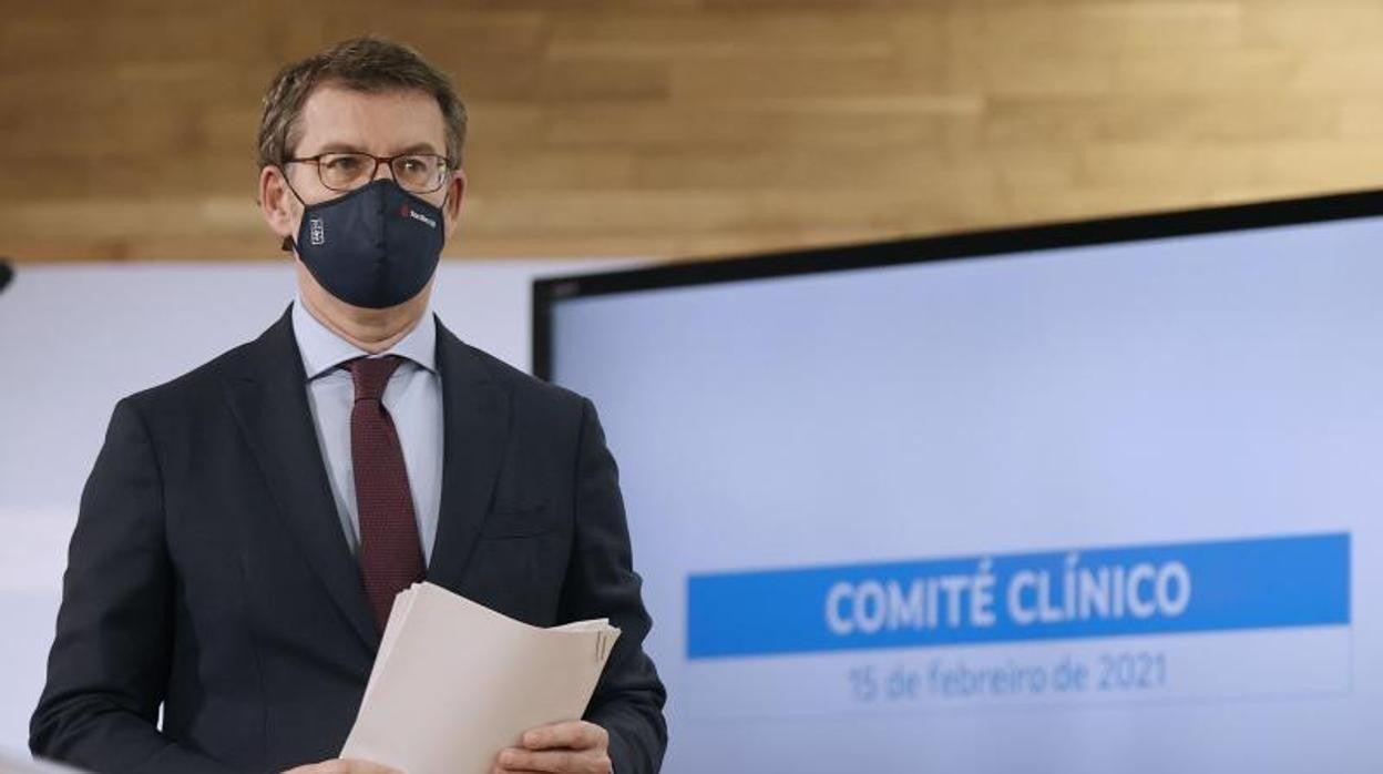 Alberto Núñez Feijóo, durante una intervención pública esta semana