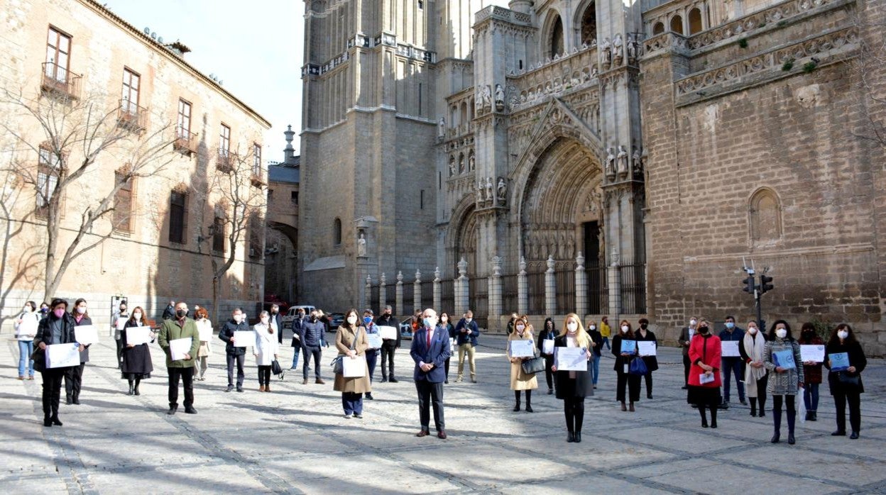 El acto se celebró en la plaza del Ayuntamiento