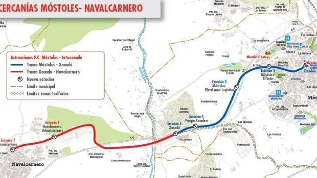 La Comunidad ofrece ceder al Ministerio de Transportes el tren de Móstoles a Navalcarnero