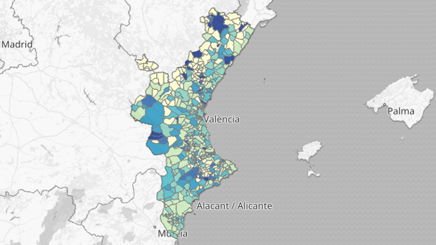 Desescalada de las restricciones en Valencia: mapa y listado de los últimos rebrotes por municipios y origen