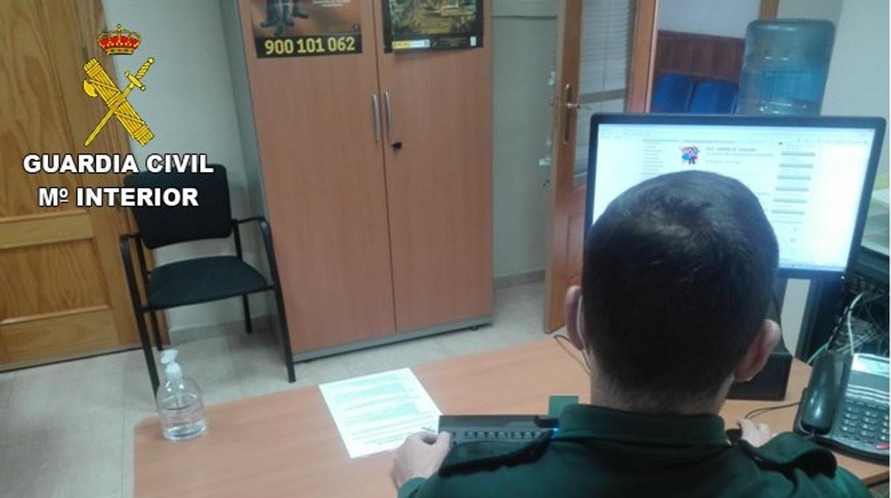 La investigación de la Guardia Civil finalizó con la detención de un hombre con numerosos antecedentes