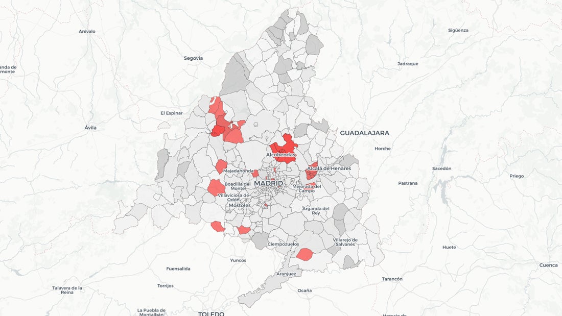 Coronavirus Madrid | Nueve zonas básicas de salud y tres municipios cumplen los requisitos para ser desconfinados