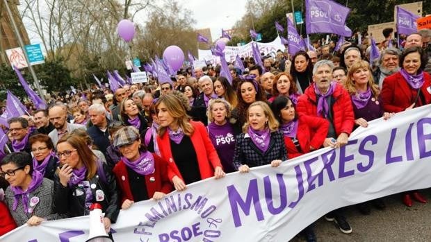 La Delegación de Gobierno recibe 69 peticiones de manifestaciones feministas de 500 personas para este 8-M