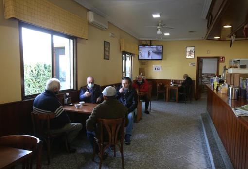 El interior de un local, este viernes