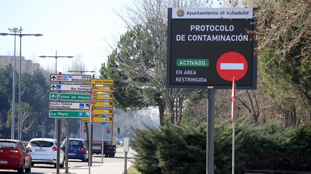 Protocolo de contaminación en Valladolid