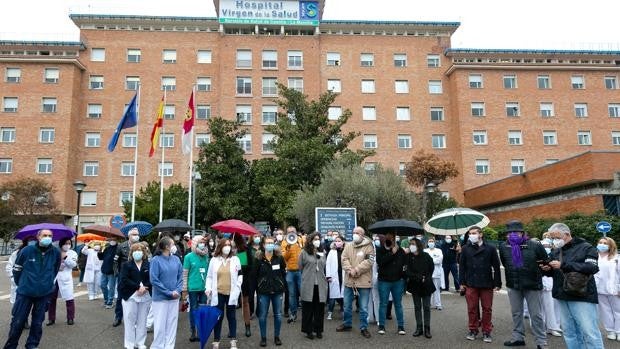 Protesta por la privatización del servicio de lencería de Parapléjicos