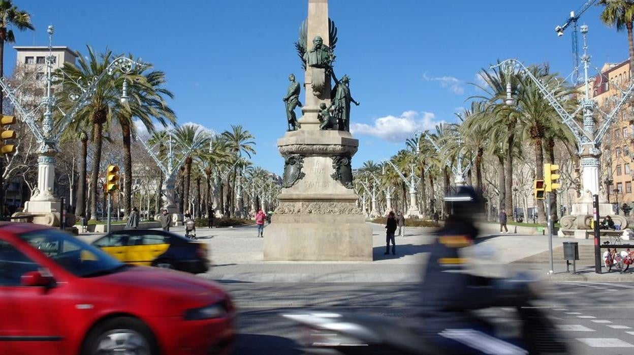 Tráfico en las calles de Barcelona