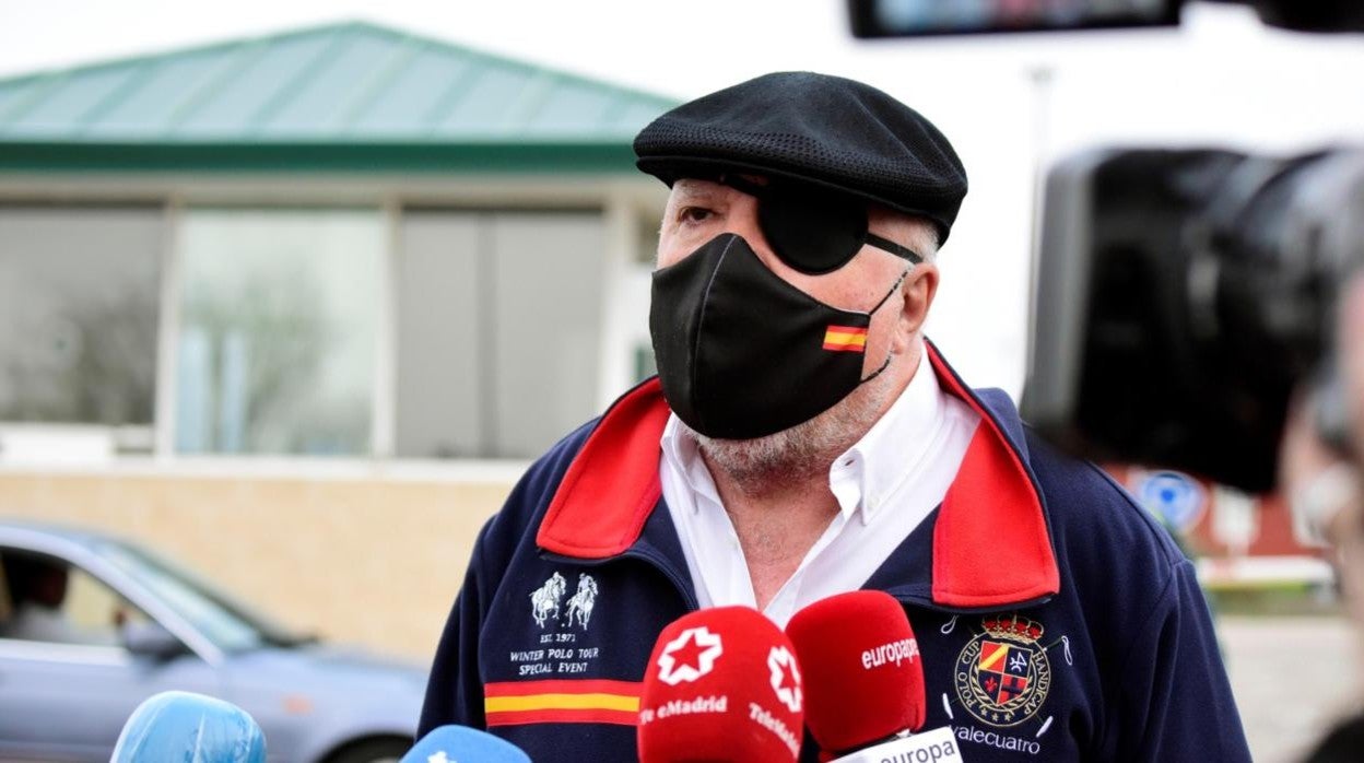 José Manuel Villarejo, a su salida de prisión