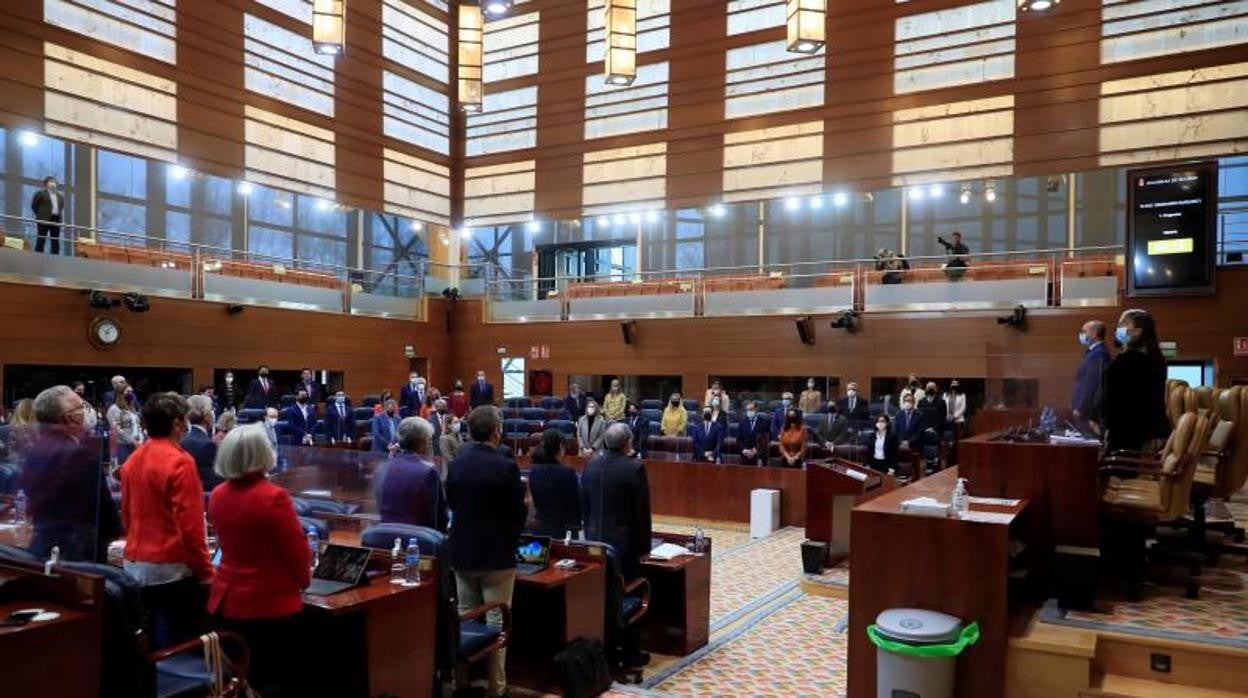 Minuto de silencio hoy en la Asamblea de Madrid por la última víctima de la violencia de género