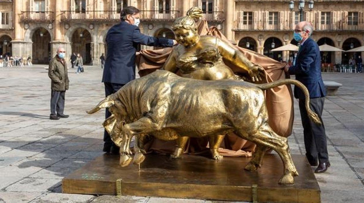 Salamanca se convierte en una sala de exposiciones al aire libre con las esculturas de Xu Hongfei