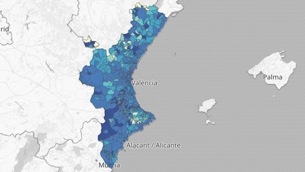 Listado por municipios y origen de los últimos rebrotes de coronavirus en Valencia