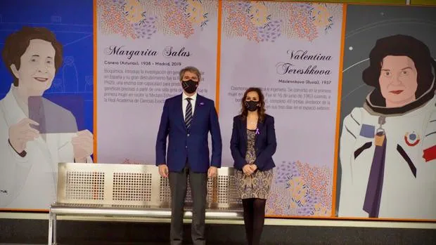 Metro de Madrid homenajea en sus andenes a mujeres «que cambiaron el mundo»