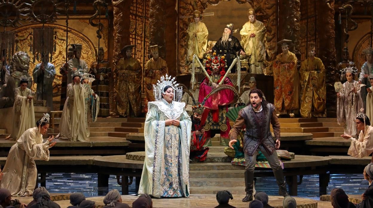 En la imagen de archivo, una representación de la ópera «Turandot»