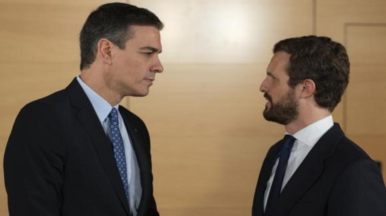 Pedro Sánchez y Pablo Casado, en una imagen de archivo