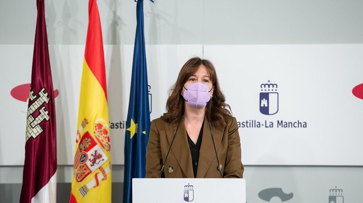 Blanca Fernández, en rueda de prensa