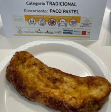 Torrija tradicional de la pastelería Paco Pastel de San Lorenzo de El Escorial ganadora del concurso este 2021