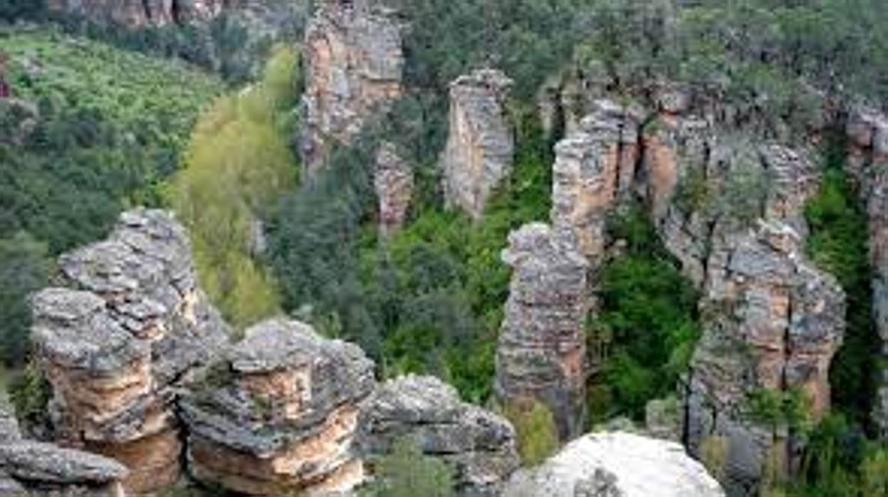 El parque natural del Alto Tajo en Guadalajara