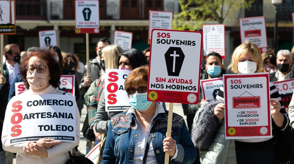 Protesta en Zocodover