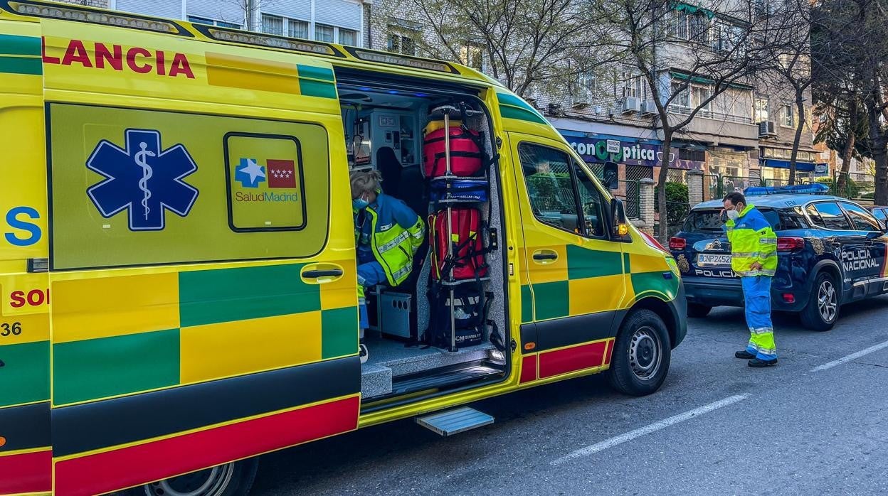 El Summa 112 y la Policía Nacional, el sábado, en Camarena, 121