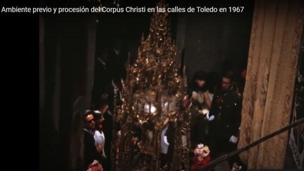 La Real Academia incorpora una procesión del Corpus de 1967 a su Filmoteca Histórica