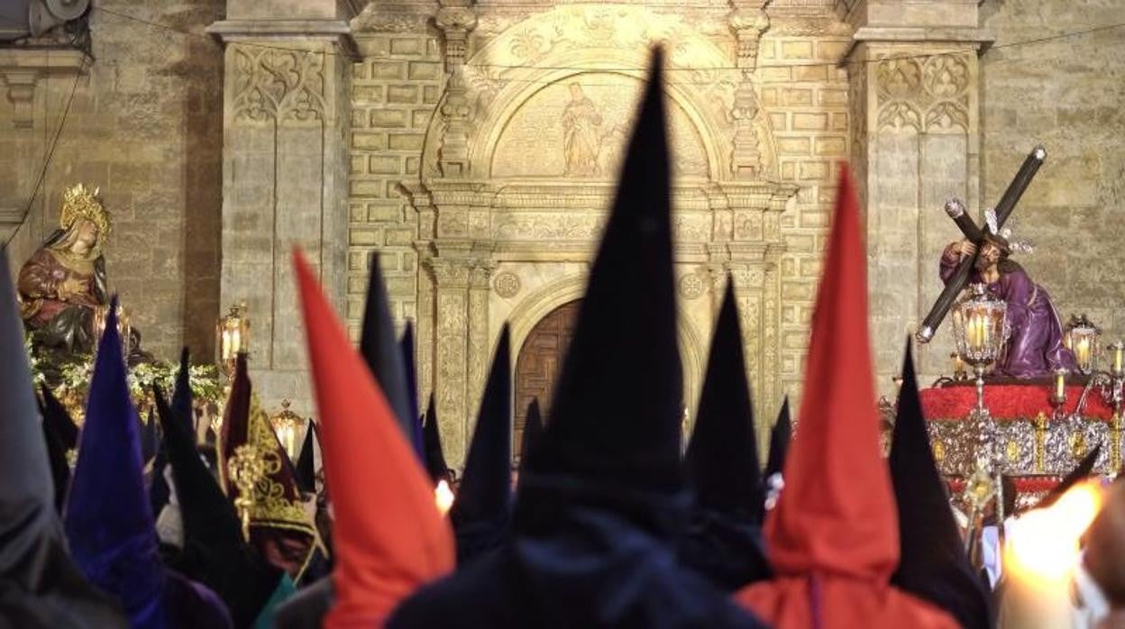 Procesión de El Encuentro por las calles de Valladolid en una imagen de archivo