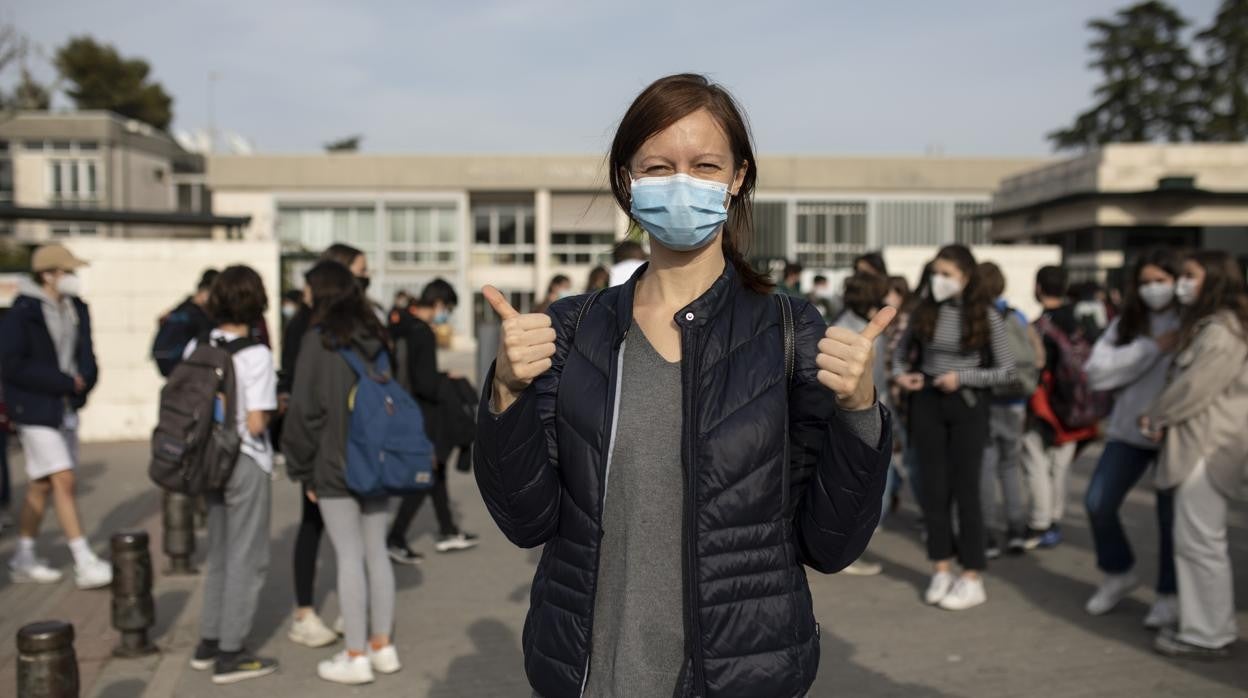 Joelle, de 40 años, volverá a Alsacia para Semana Santa