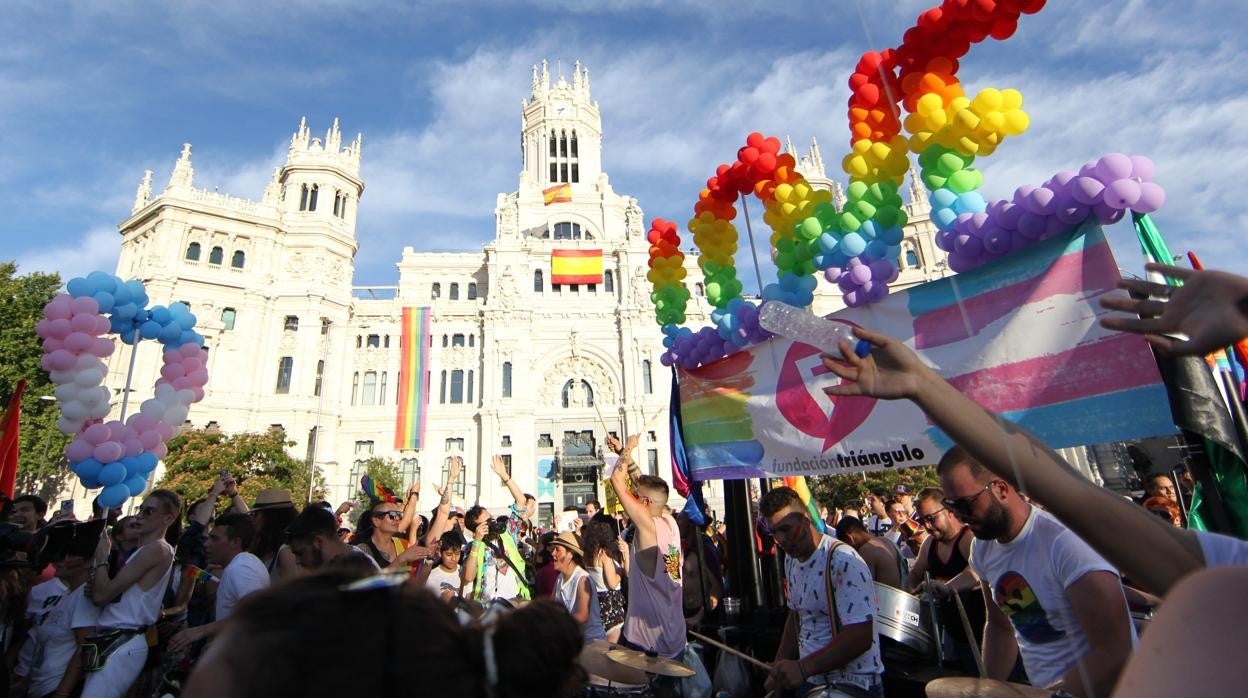 Imagen de archivo de la celebración del Orgullo Gay 2019