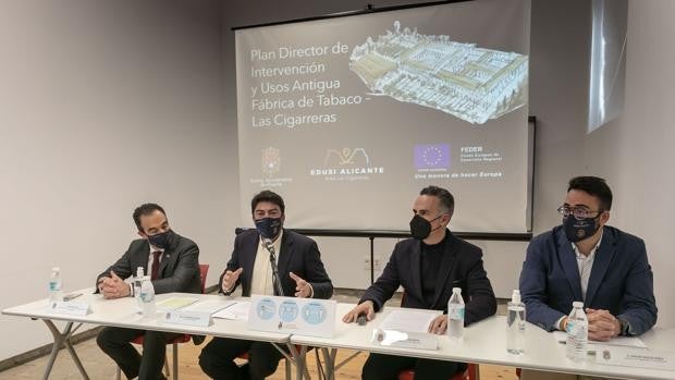 El Ayuntamiento de Alicante última la recuperación de la antigua Fábrica de Tabacos como centro cultural