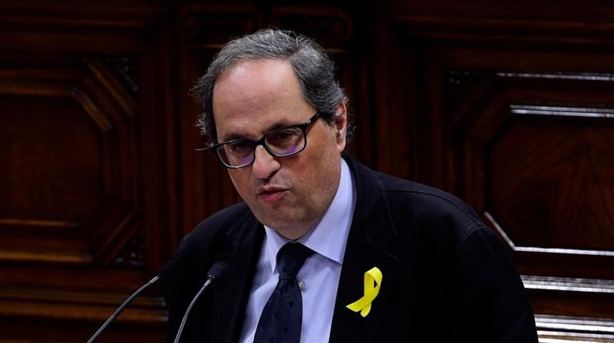 Quim Torra, exprexidente de la Generalitat de Cataluña