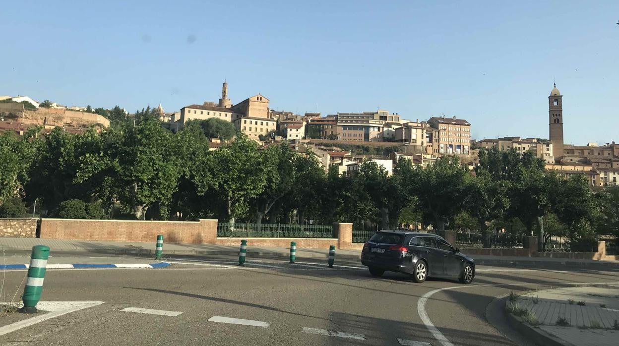 Vista de Tarazona desde uno de los accesos a la localidad