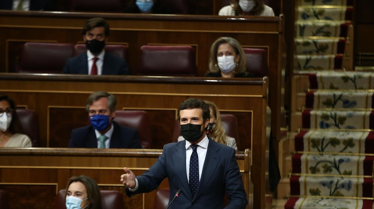 Pablo Casado en el Congreso de los Dipuitados